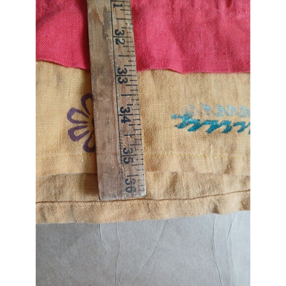 Blue Cactus Linen Dress Womens S Coral Knee Length Lagenlook USA Long Beach - Picture 6 of 7